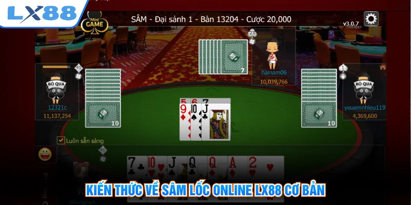 Kiến thức về sâm lốc online LX88 cơ bản